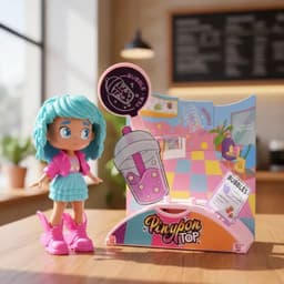 Muneca 11 Cm Foodie Girls Top - Te De Burbujas