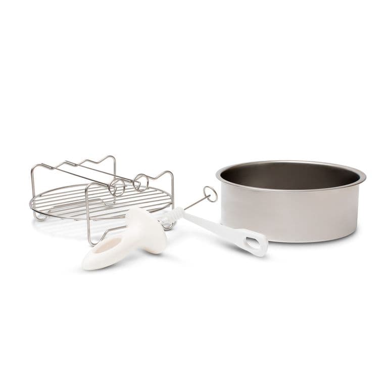 Kit Accesorios Freidora Aire Molde Parrilla y Rebanadora