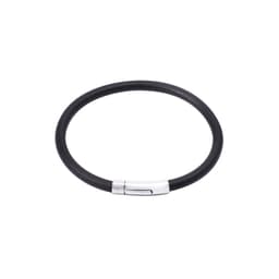 Pulsera de cuero Seth Long Race Negro 19