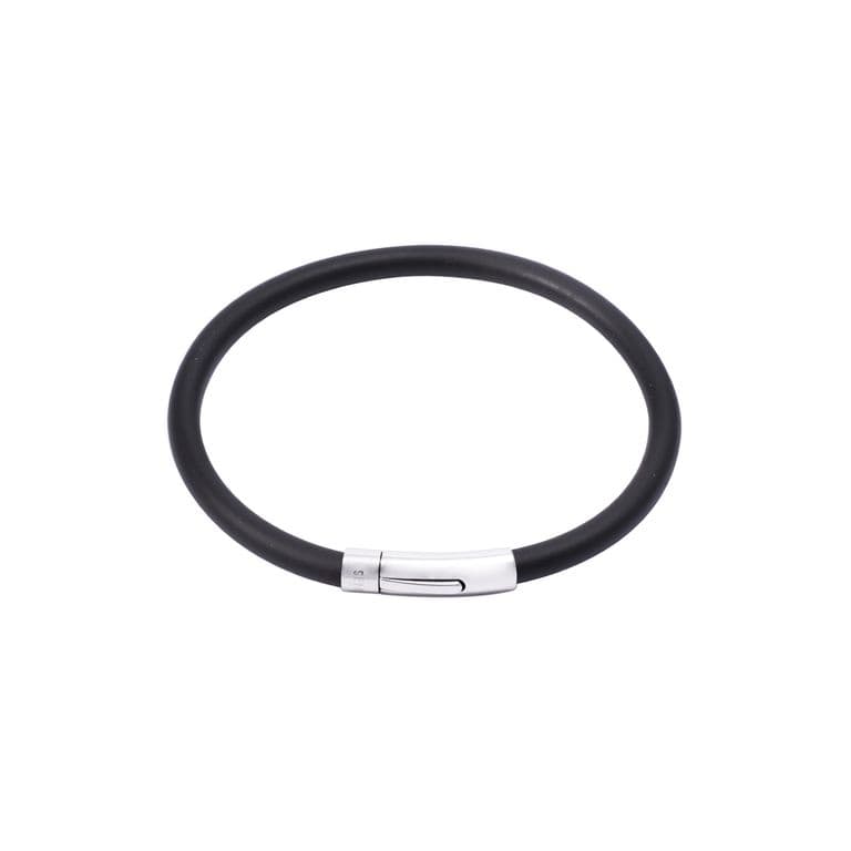Pulsera de cuero Seth Long Race Negro 19