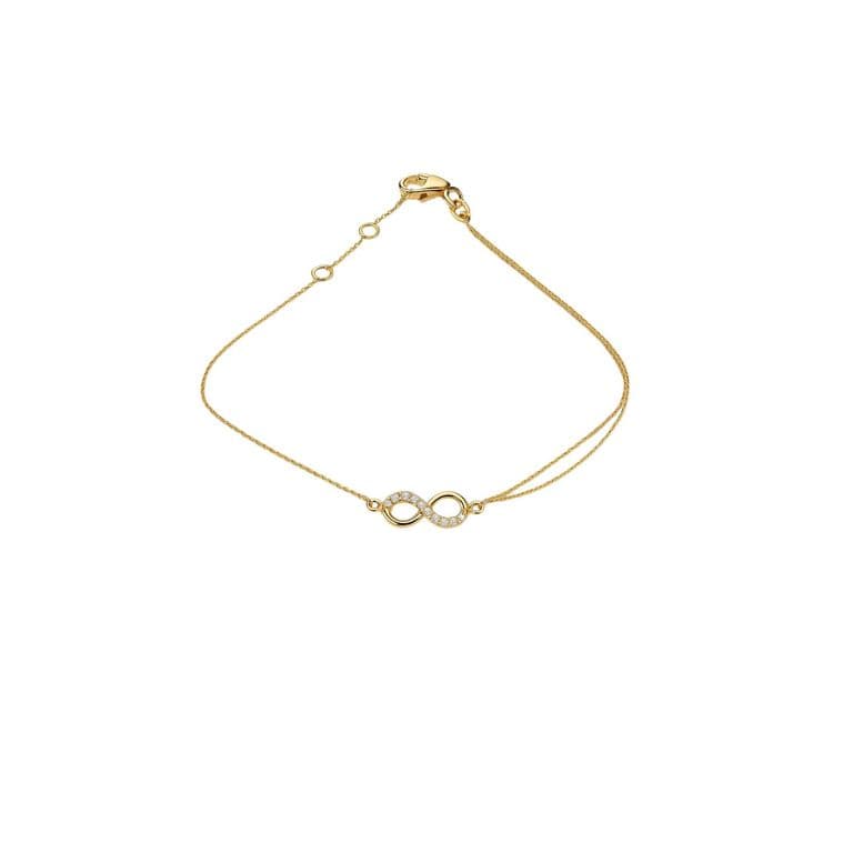 Pulsera Oro 18kt con Diamantes 6 Pts Amarillo 19
