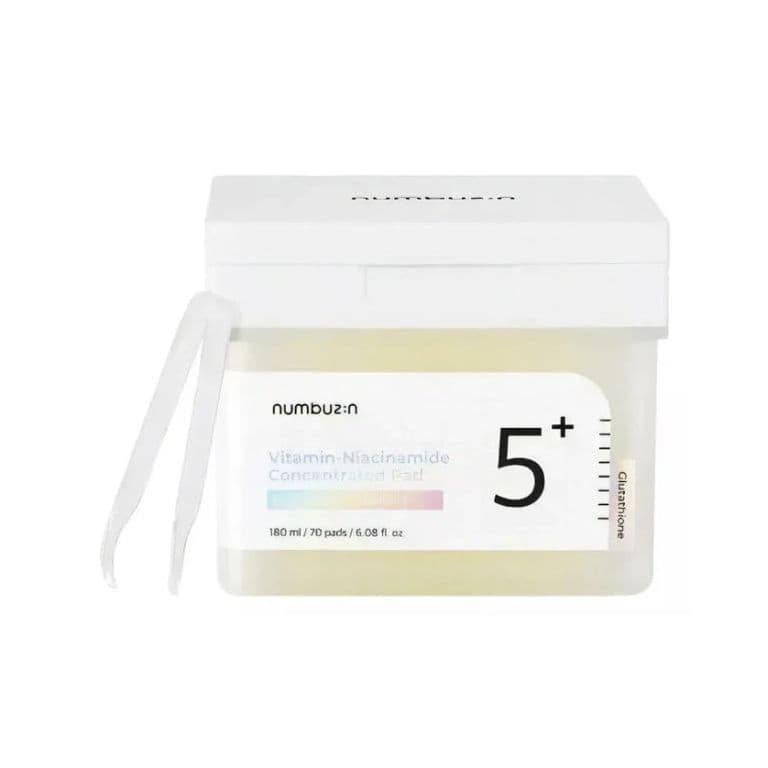 Pads Exfoliantes e Iluminadores Coreanos con Niacinamida y Vitaminas 70 unidades