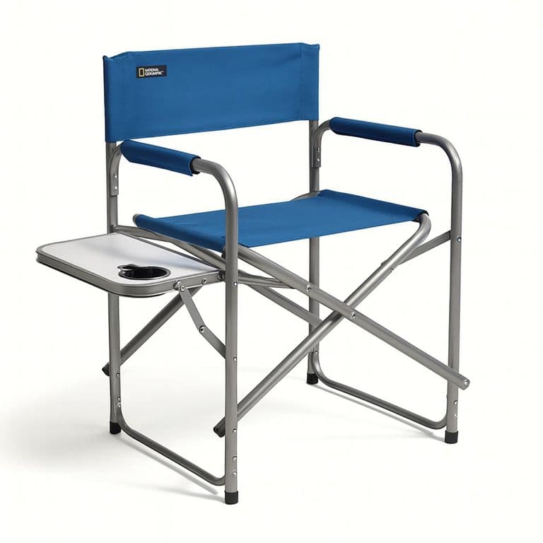 Silla Mesa Plegable Camping Director Adventure Azul Nat Geo