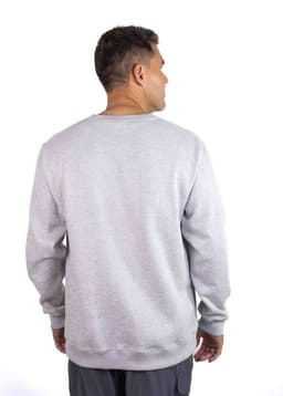 Poleron Hombre Mini Logo Crew Gris Gris S