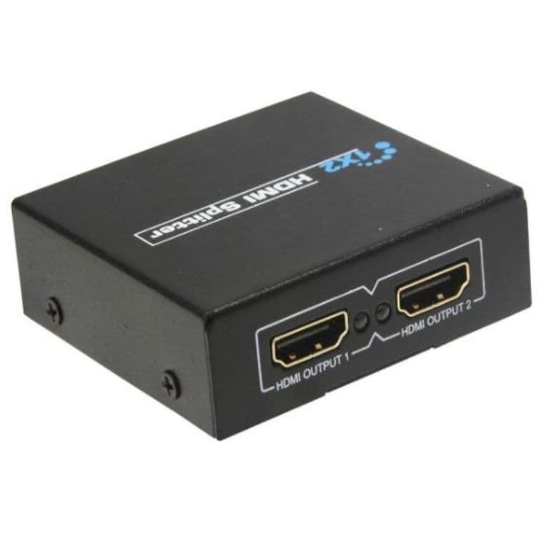 SPLITTER HDMI AMPLIFICADO 2 SALIDAS, V1.4, SOPORTA 3D