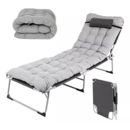 Cama Portatil Multi Posicion Silla De Camping Plegable.