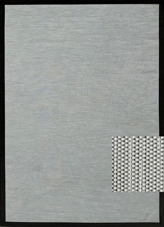 Alfombra Vinilica Lavable Oslo borde negro 200x300