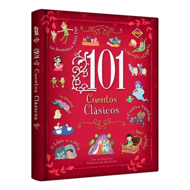Libro 101 Cuentos Clasicos - Lexus - Nuevo-original - Tdura