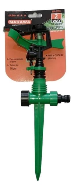 Aspersor Cabeza De Plastico De 2 Vias Makawa