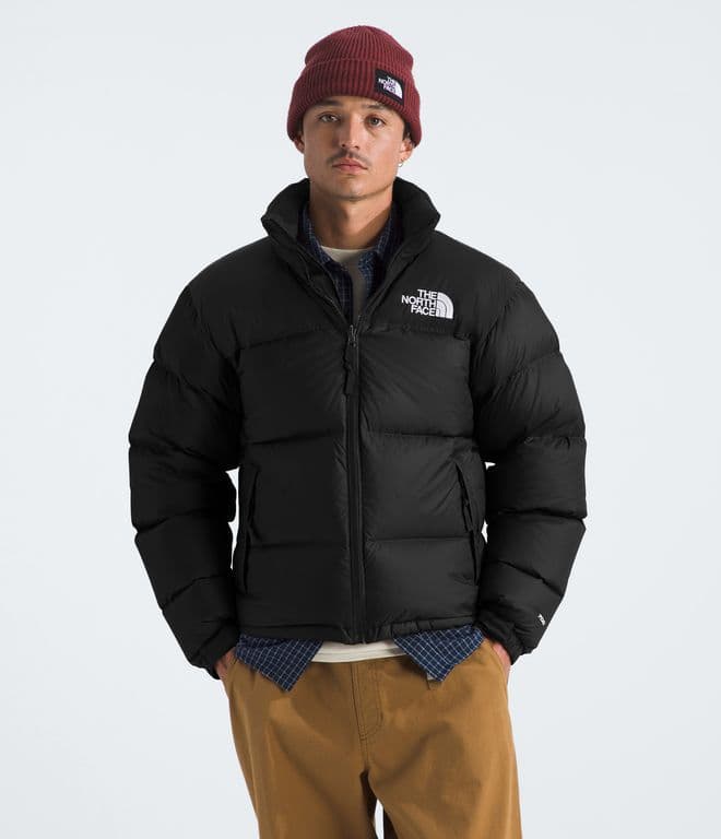 Chaqueta De Pluma 1996 Retro Nuptse Hombre Negro M