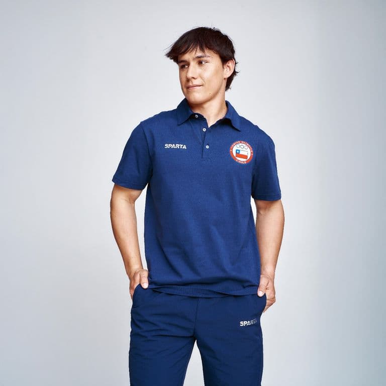 Polera Hombre Team Chile Azul Azul M