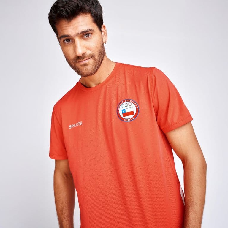 Polera Entrenamiento Hombre Team Chile Roja Rojo 2XL