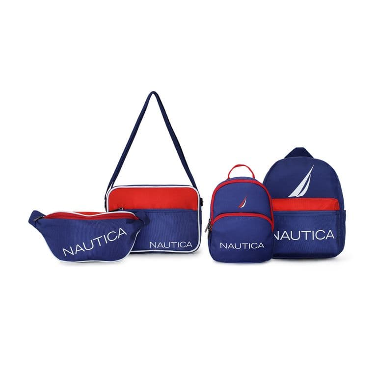 Pack mochila Parvus y Orion + banano Kappa + bolso Perseo azul Azul TALLA UNICA