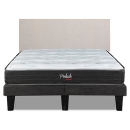 Cama Europea Radiant Respaldo Praga Arena
