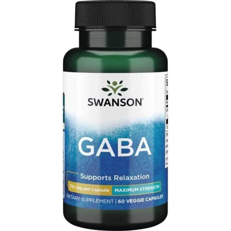 Gaba 750 mg 60 veggie capsulas ...
