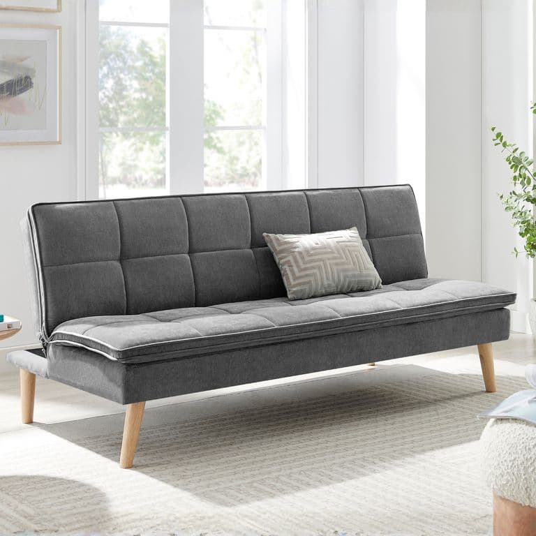 Futon Sky Q11 3 Cuerpos 182x88x80cm - Gris oscuro - Tamano Unico ...