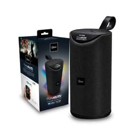 Parlante Bluetooth FM Radio Flow Master- TWS Red Black Blue Parlante Recargable - NEGRO