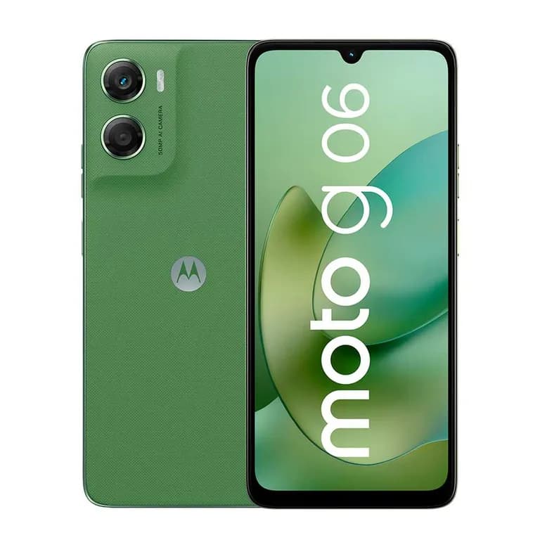 Moto G06 4GB RAM 128GB Verde Pantalla 66 90Hz Camara 16MP Bateria 5000mAh Liberado