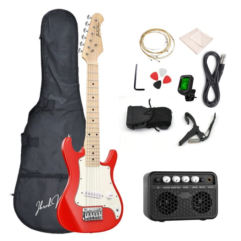 Guitarra Electrica Stratocaster Nino Music 30 Pgds Amplif + Acc.
