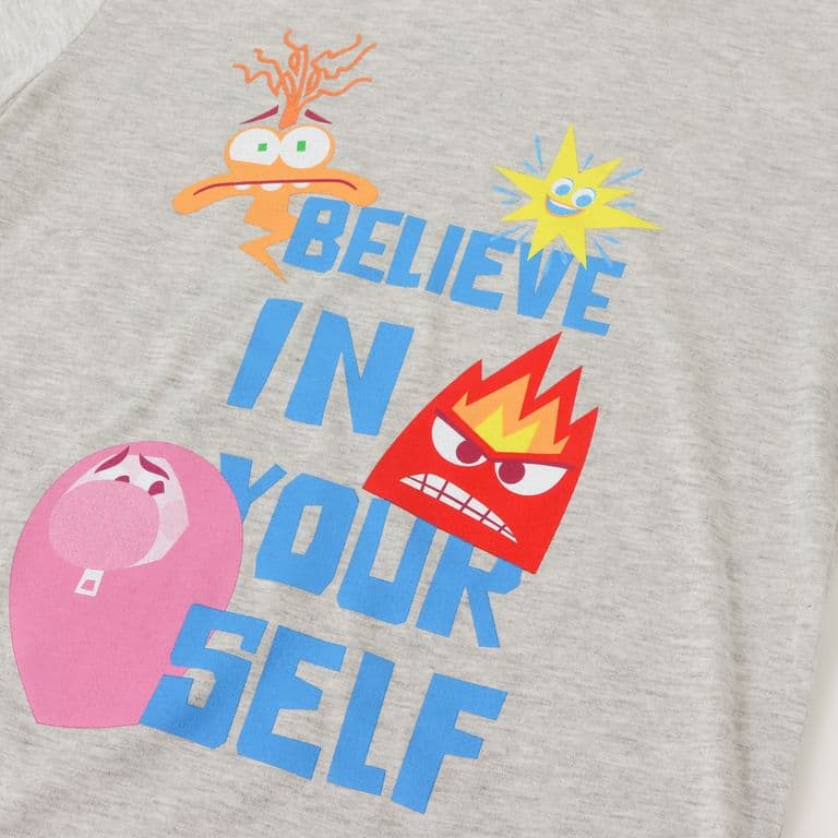 Pijama Manga Corta Nino Gris Intensamente Pixar Gris 4