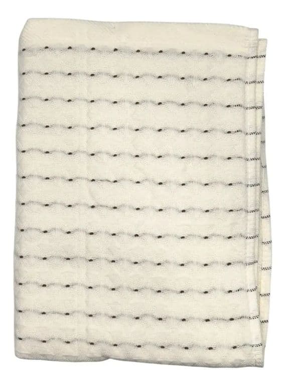 Toalla De Bano Algodon Diseno Toalla Fina Elegante 74x34cm - Beige