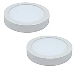 PACK 2 PANELES LED SOBREPUESTO REDONDO 18W NEUTRO