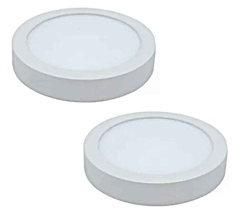 PACK 2 PANELES LED SOBREPUESTO REDONDO 18W NEUTRO