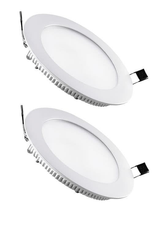 PACK 2 PANELES LED ECO EMBUTIDO REDONDO 6W FRIO
