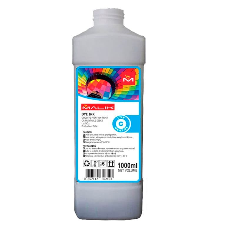 Tinta Cyan 1 Litro con Botella para E/tank L4360