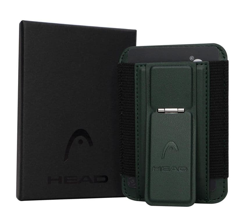 Billetera Tarjetero Elastico Magnetico Boxter Verde Verde TALLA UNICA