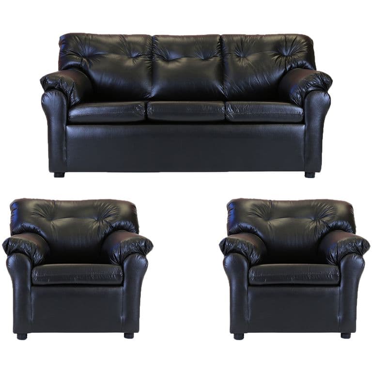 Living Mateo 311  - Cuero Sintetico Pu / Negro