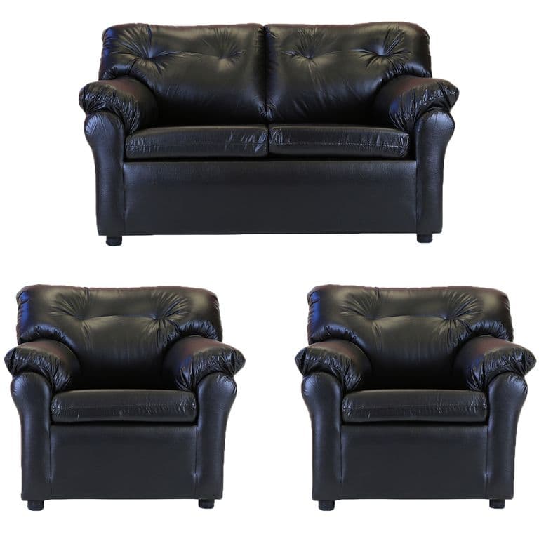 Living Mateo 211 - Cuero Sintetico Pu Negro