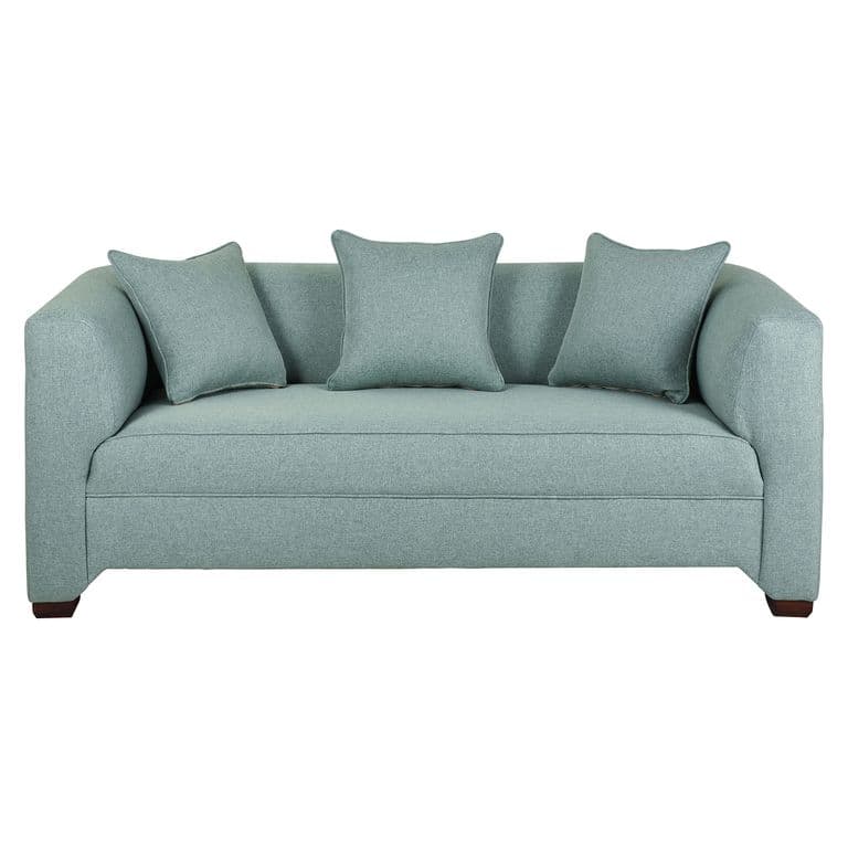 Sofa Efrain 3 Cuerpos - Tela / Verde claro