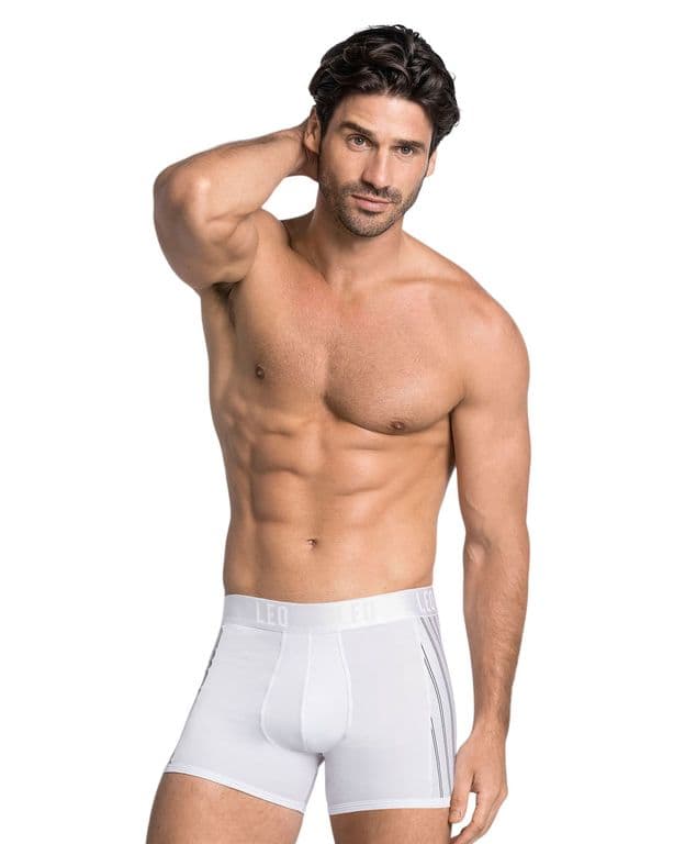 Boxer Corto Tecnologia Ajuste perfecto de Microfibra 033127 Blanco L