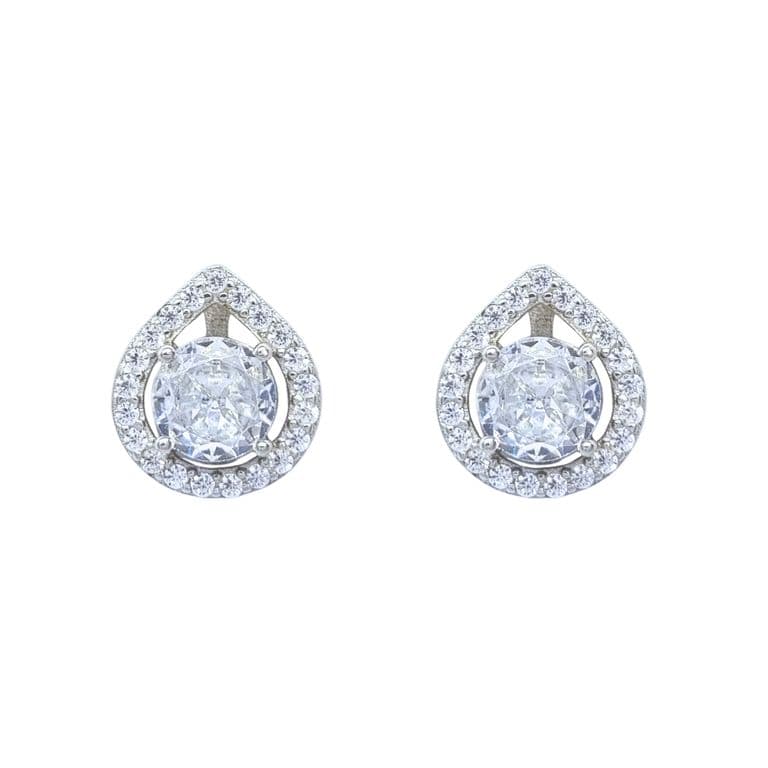 Aros Gota Circones Plata 925 Plateado 9