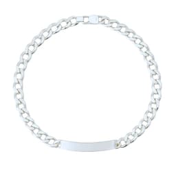 Pulsera Placa Grumete 21cm Plata 925 Plateado 21