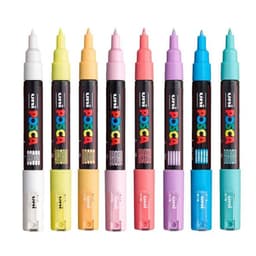 Set Marcador 1M 8 Colores Pastel POSCA