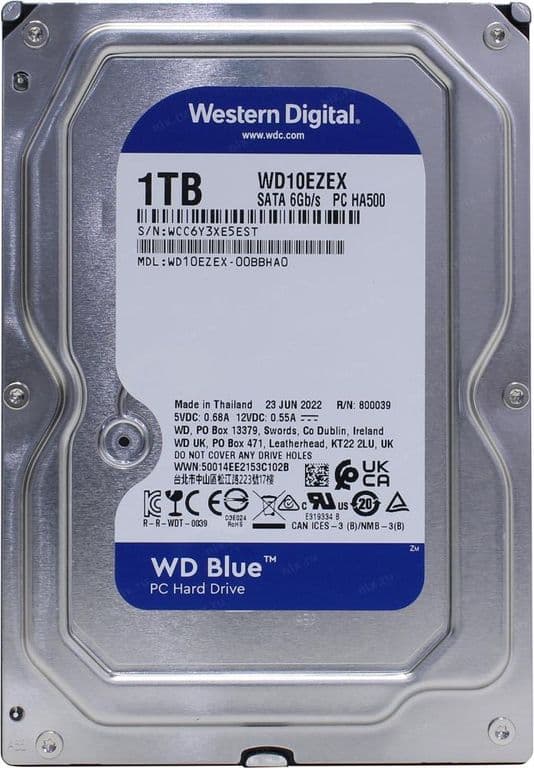 Disco duro interno Caviar Blue 1TB WD10EZEX Reacondicionado