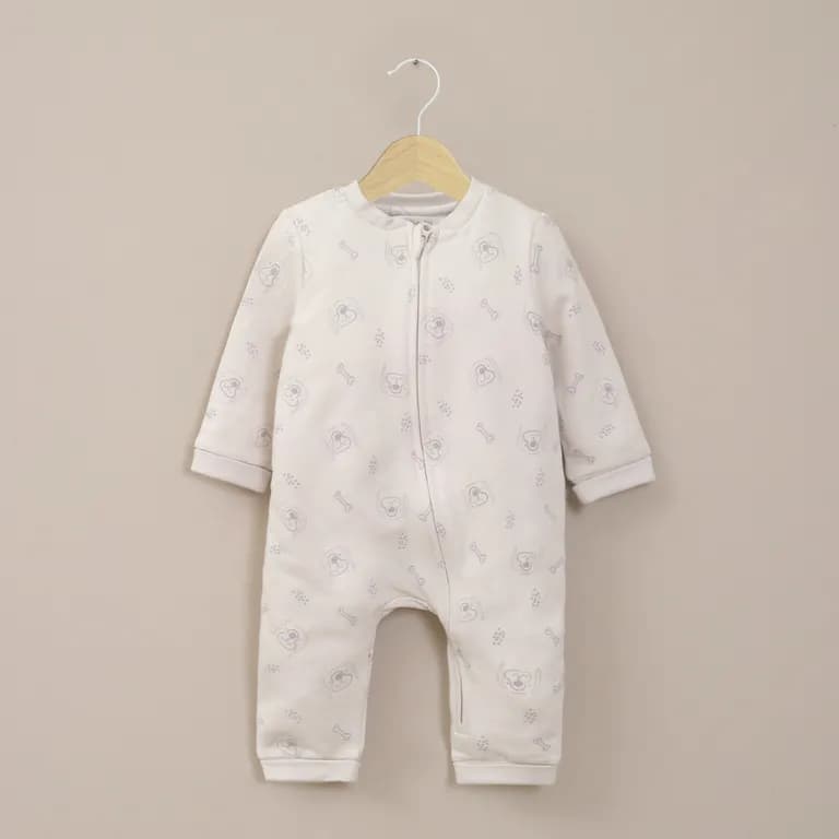 Oso Bebe Nino Estampado Blanco Blanco 0 MESES