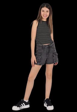 Short Danna III Gris Divino Teen Gris 12