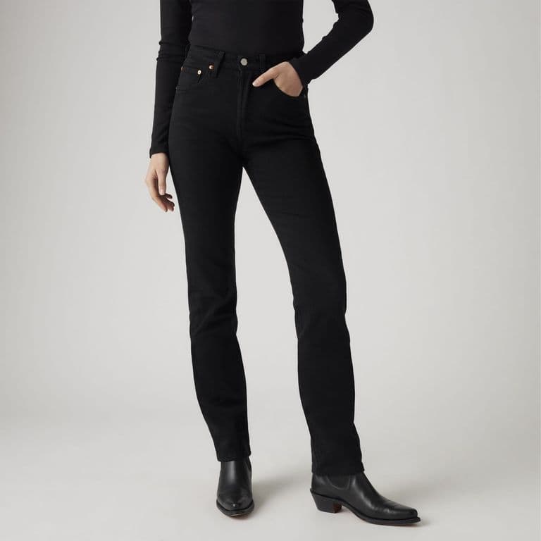 Jeans Mujer 501 Negro Negro 30-30