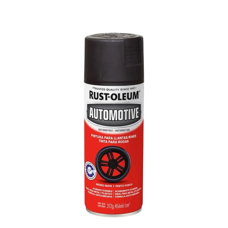 Pintura en Spray Automotive para Llantas/Rines Negro Mate 312 g