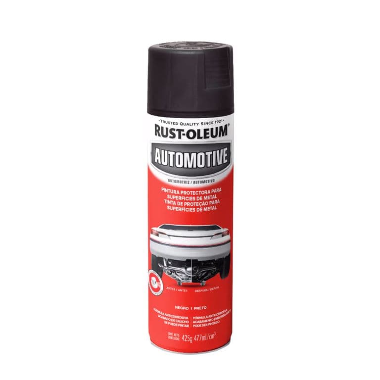 Pintura en Spray Automotive Protector de Caucho Negro 425 g