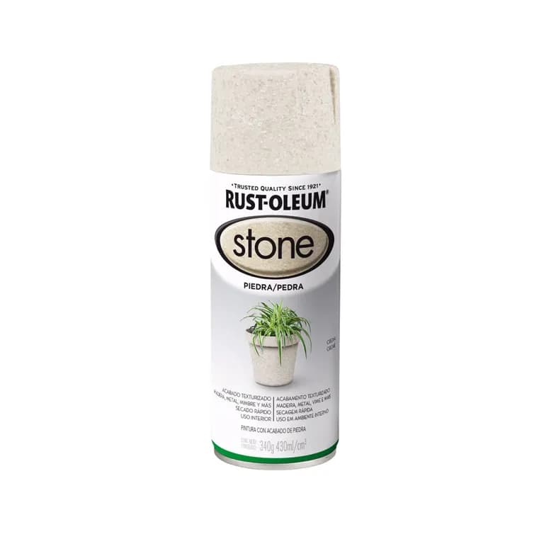 Pintura en Spray Acabado Piedra Crema Texturado 340 g