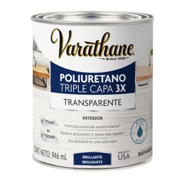 Poliuretano Triple Capa 3X Brillante 946 ml