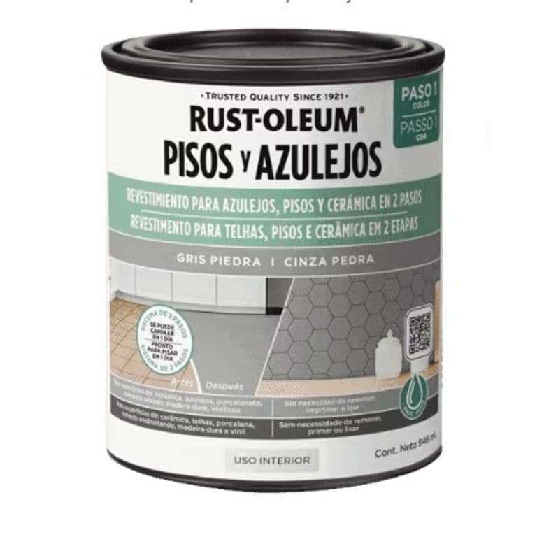 Protector para Pisos y Azulejos Base Gris Piedra 946 ml