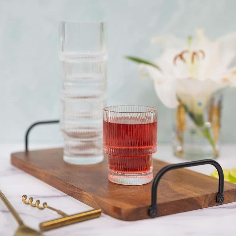 Pack de 4 vasos de vidrio Highball de 180 ml