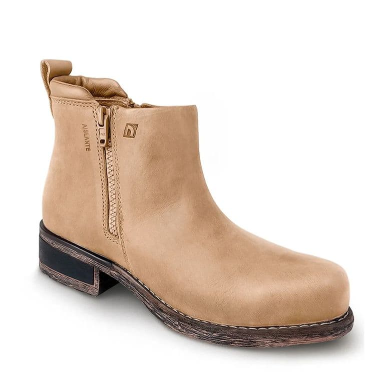 Botin De Seguridad Nice Beige Puntera De Acero Cafe 35