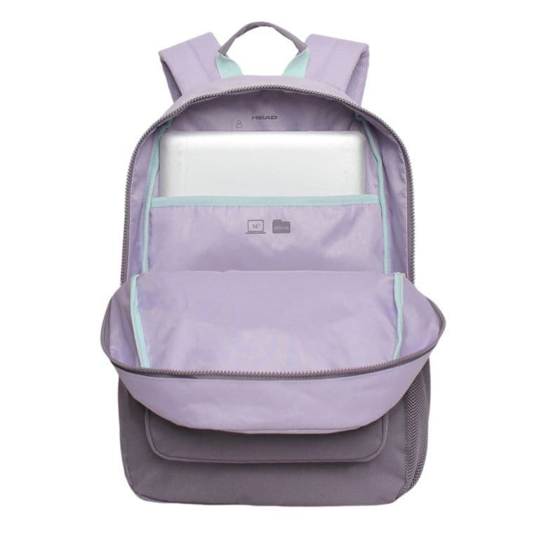 Mochila Compacta Mujer Diva Block Lila Morado TALLA UNICA