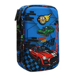 Estuche Infantil Nino Rigido Box Speed Car Negro